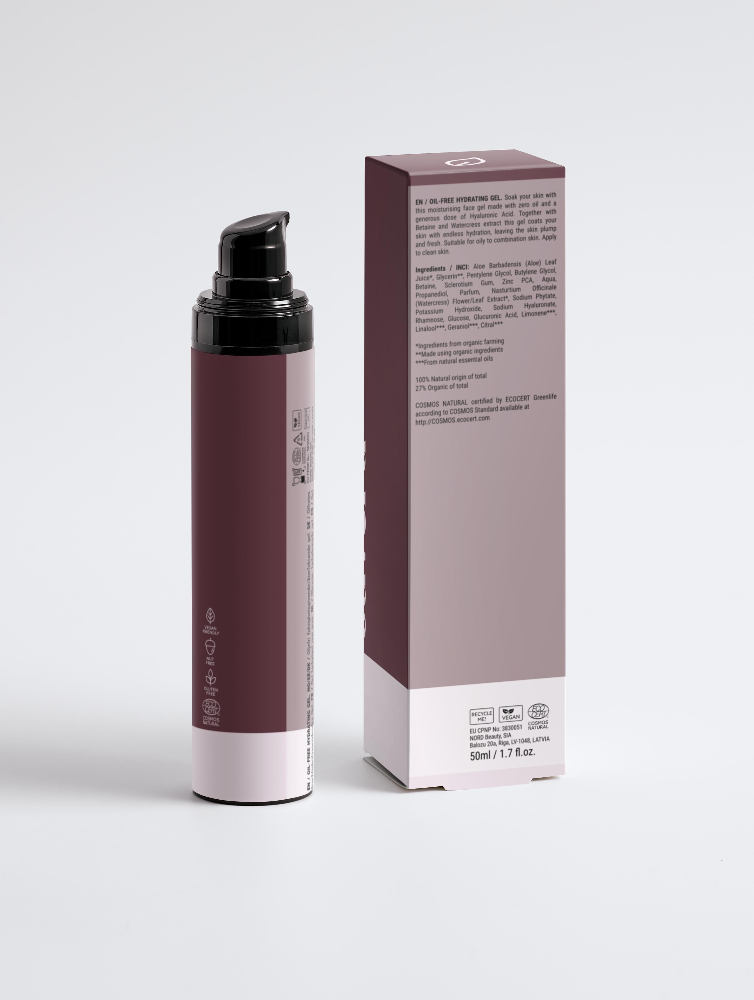 Suvéra oil-free hydrating gel with aloe and betaine