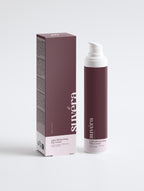 Suvera Light Moisturising Day Cream jar with green tea leaves and citrus slices