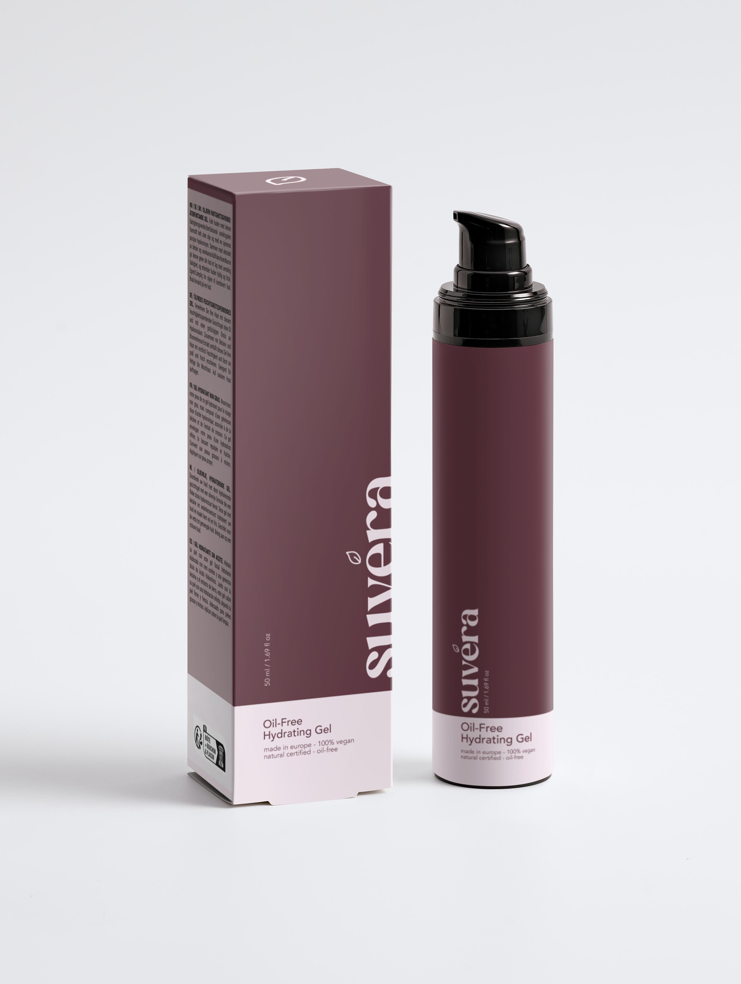 Vegan oil-free gel for balanced, blemish-prone skin – Suvéra