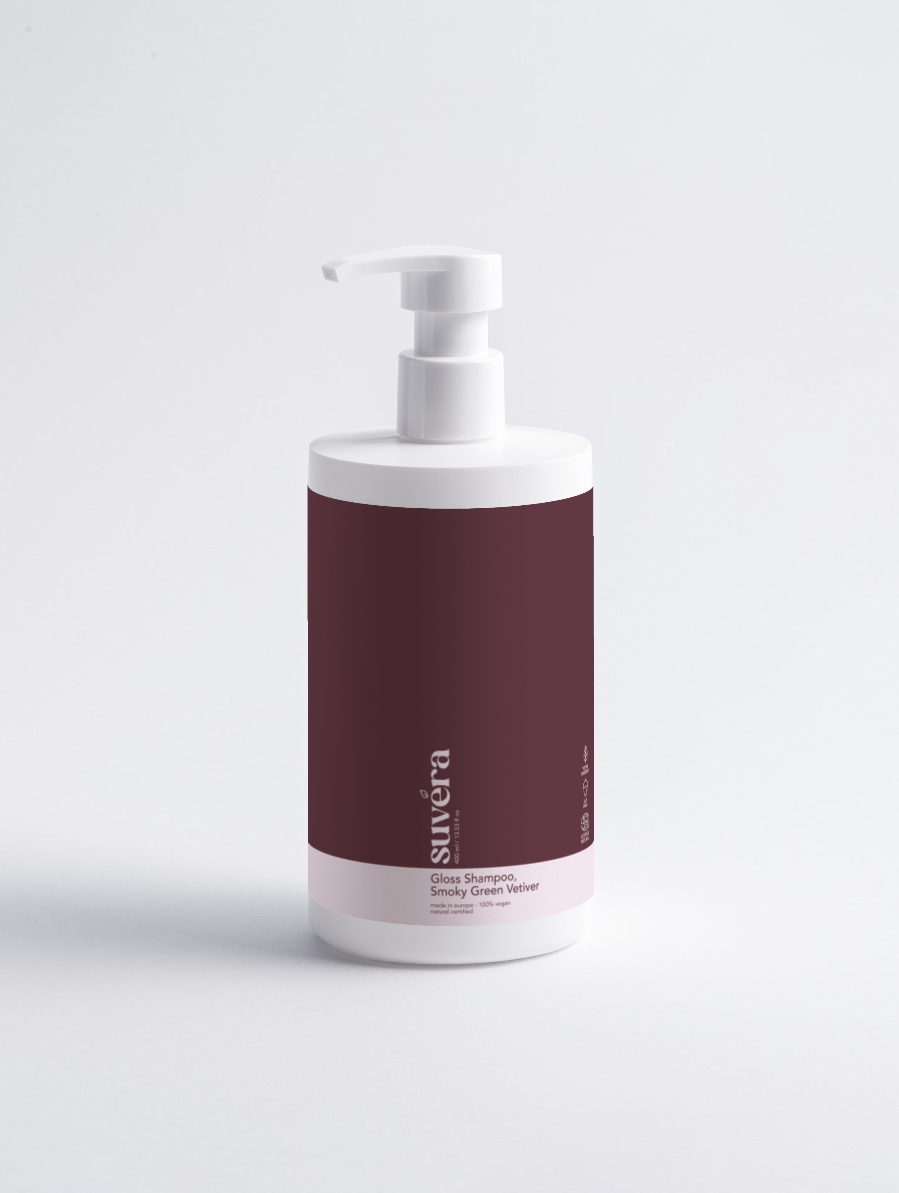 Natural haircare product with vetiver and cut grass notes