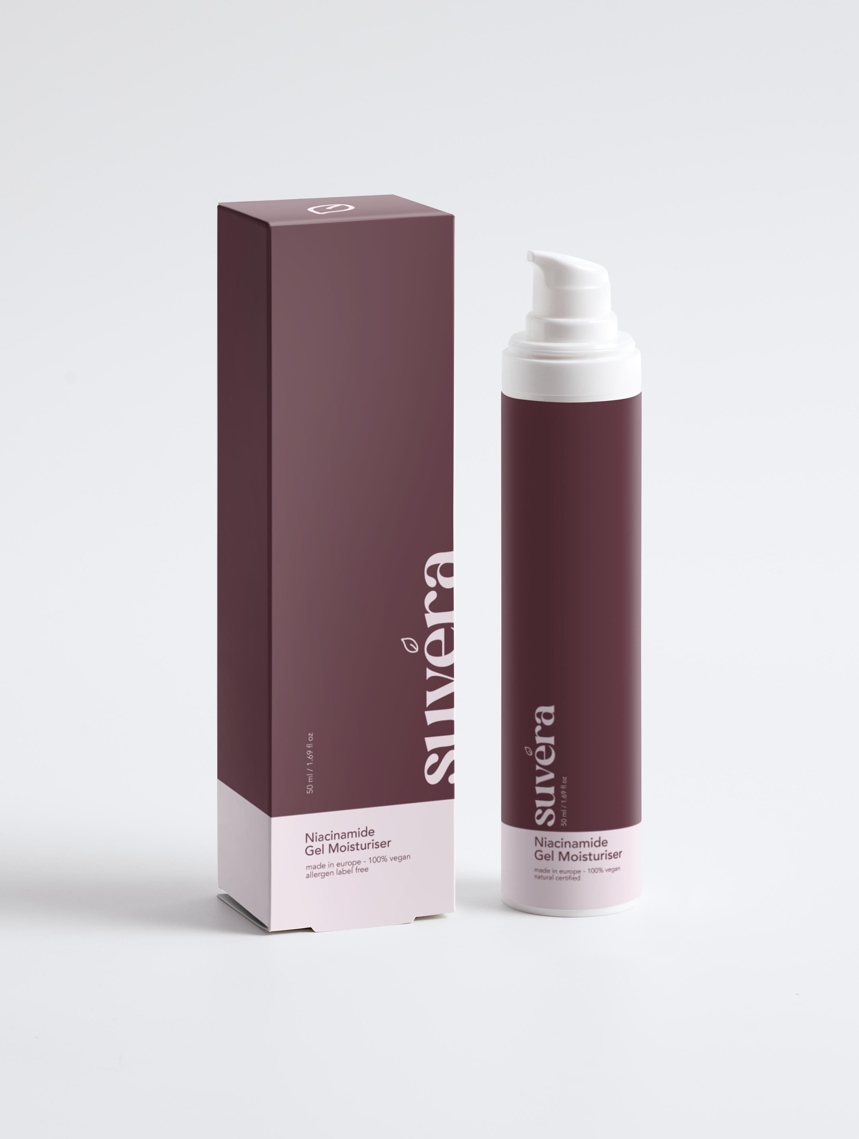 Niacinamide-infused face gel – evens tone and hydrates naturally