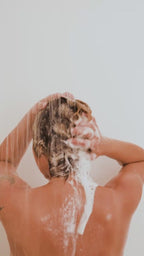 Colour Care Shampoo, Peachy Grapefruit Zest showering hair Suvera 100% Natural Self Care