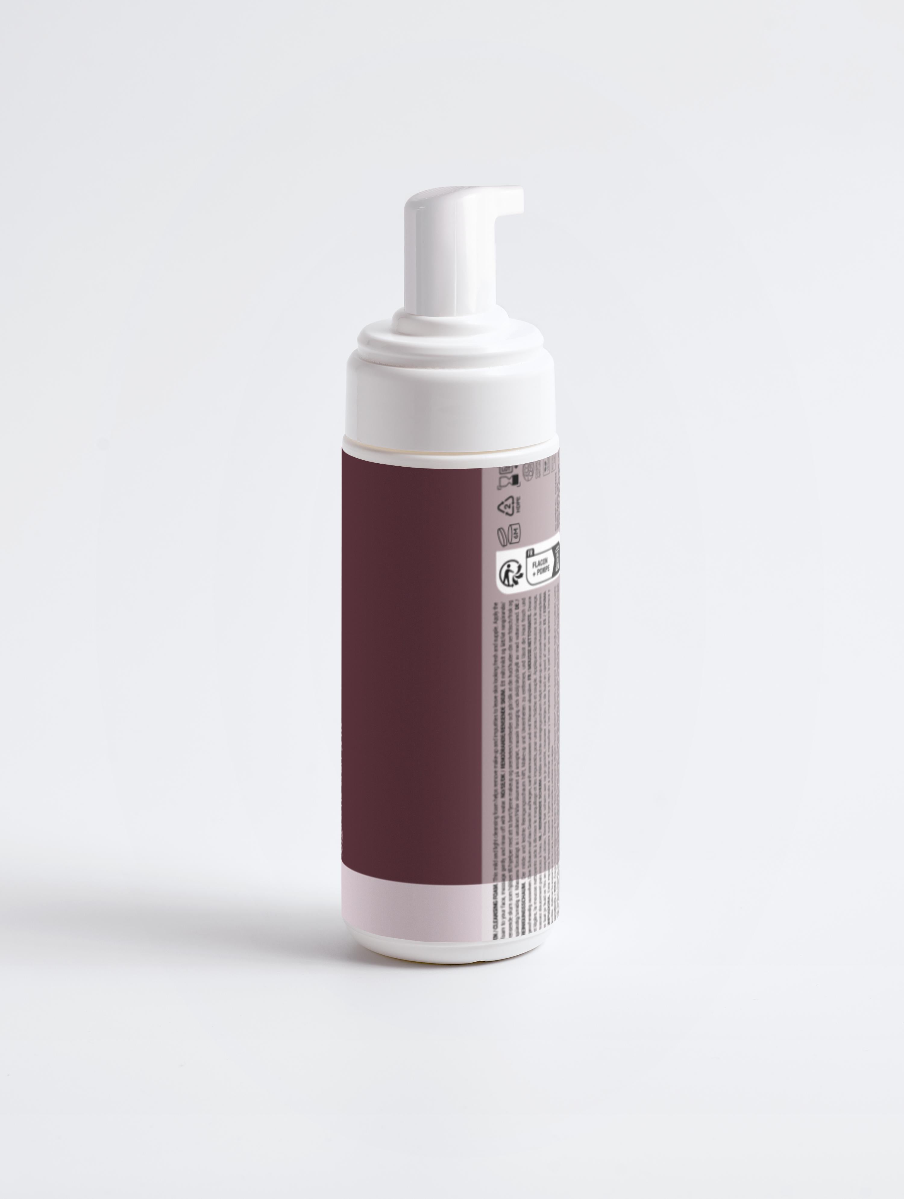 Lightweight foaming cleanser by Suvera with floral rice scent